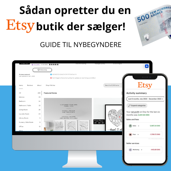 Etsy Metoden Sådan opretter du en onlinebutik, der sælger